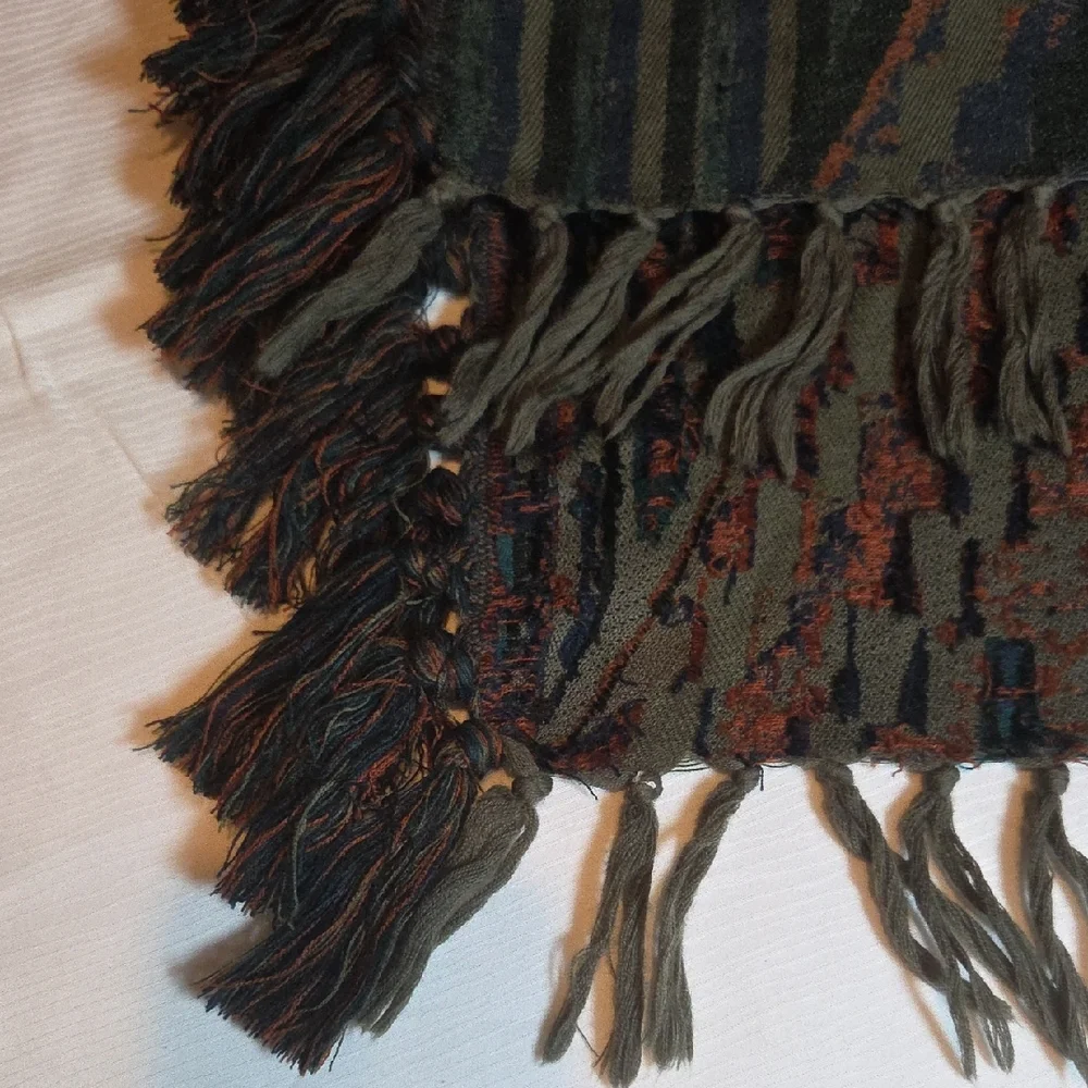 Frye Multicolor Fringe Scarf - Picture 4 of 5